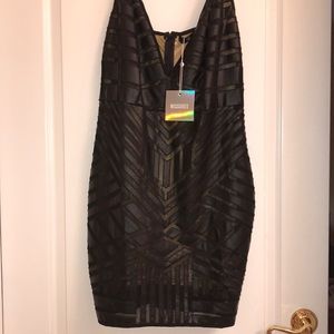 Black pleather dress